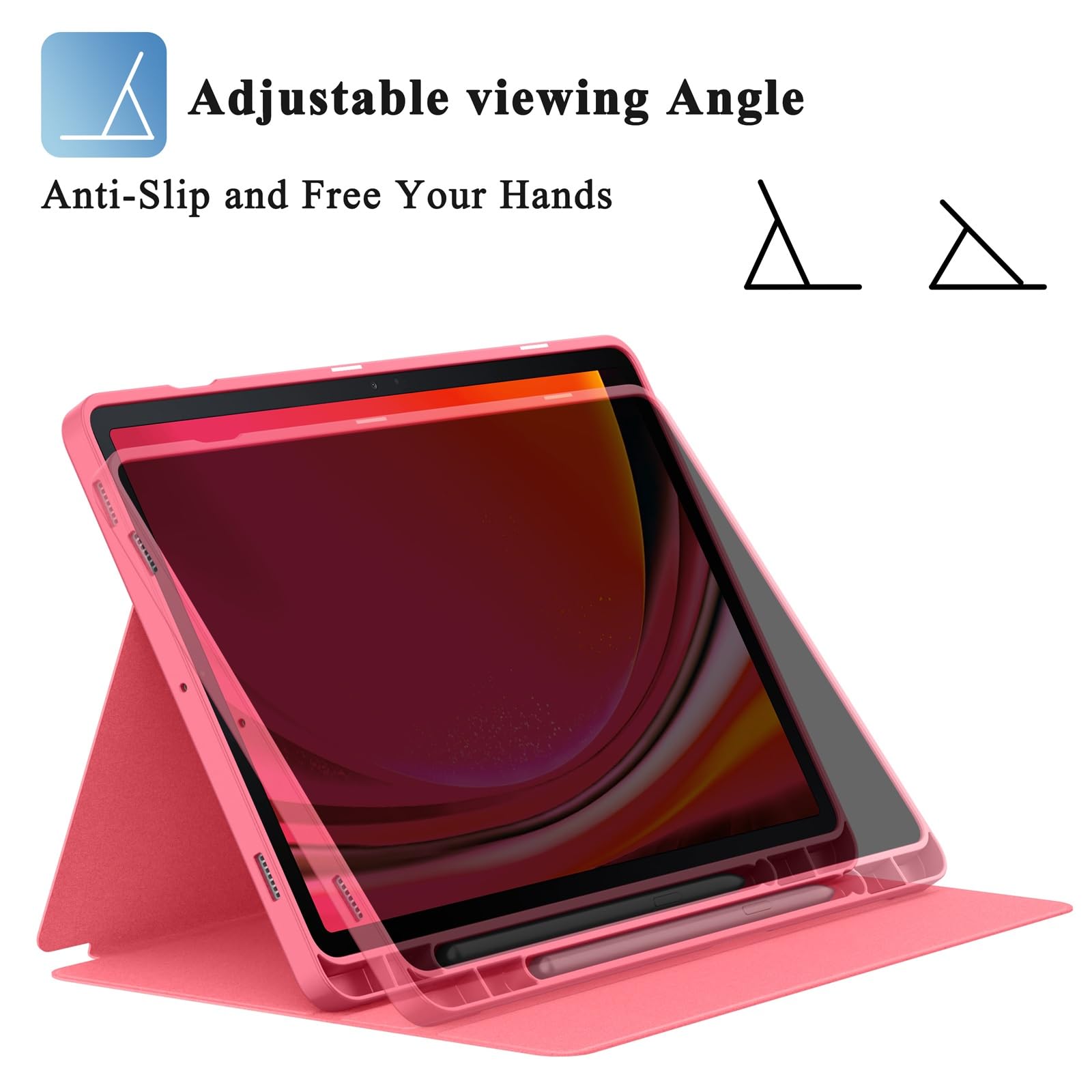 Samsung Galaxy Tab S9本体　純正ケース　セット Amazon.com: Supveco Case for Samsung Galaxy Tab S9 11 inch with S